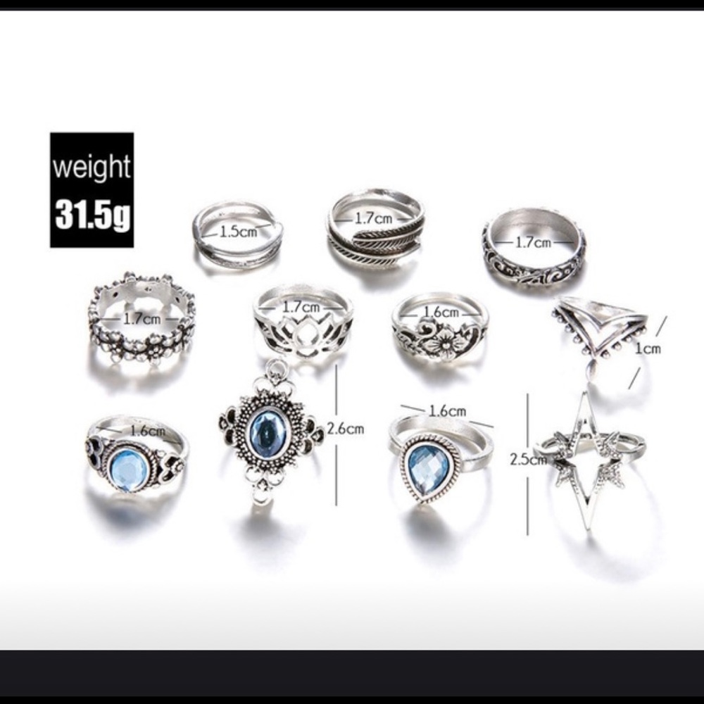 *Flash Sale*Gorgeous Boho Ring Bundle - Picture 3 of 5
